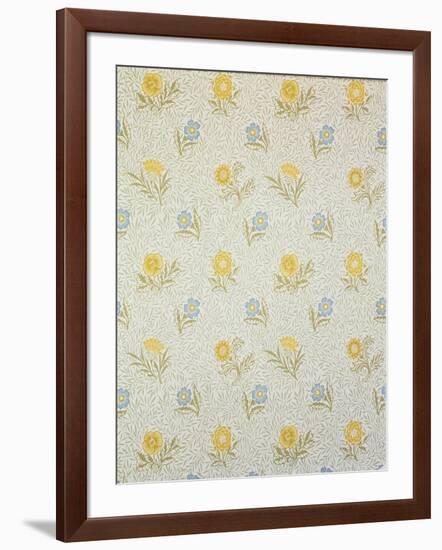 Powdered Wallpaper Design, 1874-William Morris-Framed Giclee Print