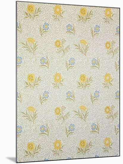 Powdered Wallpaper Design, 1874-William Morris-Mounted Giclee Print