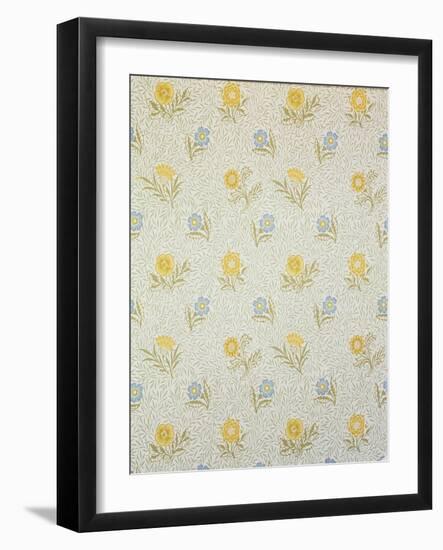 Powdered Wallpaper Design, 1874-William Morris-Framed Giclee Print