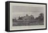 Powderham Castle from the Park-Charles Auguste Loye-Framed Stretched Canvas