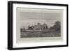 Powderham Castle from the Park-Charles Auguste Loye-Framed Giclee Print