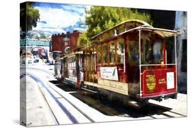 Powell and Market Cable Car-Philippe Hugonnard-Stretched Canvas
