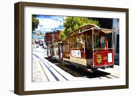 Powell and Market Cable Car-Philippe Hugonnard-Framed Giclee Print