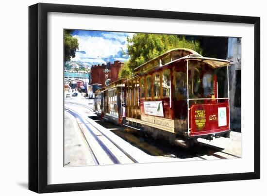 Powell and Market Cable Car-Philippe Hugonnard-Framed Giclee Print