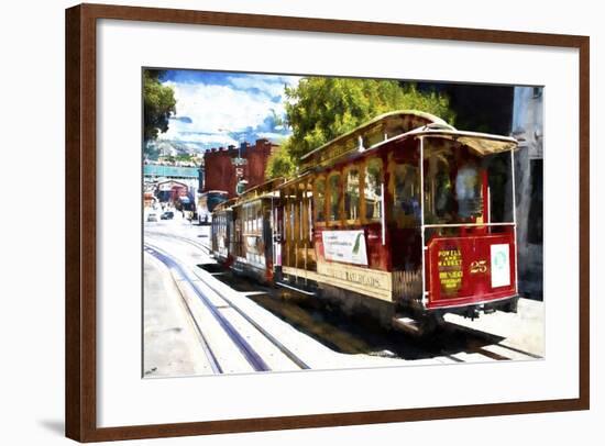 Powell and Market Cable Car-Philippe Hugonnard-Framed Giclee Print