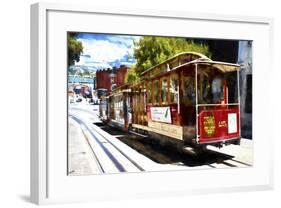 Powell and Market Cable Car-Philippe Hugonnard-Framed Giclee Print