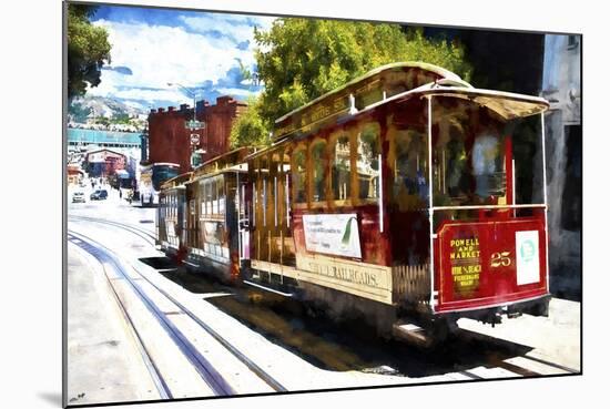 Powell and Market Cable Car-Philippe Hugonnard-Mounted Giclee Print
