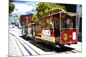 Powell and Market Cable Car-Philippe Hugonnard-Mounted Giclee Print