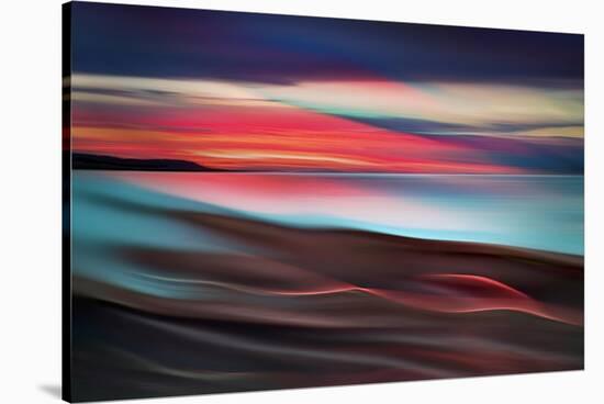 Powell River Sunset-Ursula Abresch-Stretched Canvas