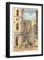 Powell Street, Cable Cars, San Francisco, California-null-Framed Art Print