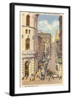 Powell Street, Cable Cars, San Francisco, California-null-Framed Art Print