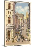 Powell Street, Cable Cars, San Francisco, California-null-Mounted Art Print