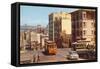 Powell Street, Cable Cars, San Francisco, California-null-Framed Stretched Canvas