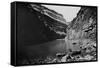 Powell Survey Boat-null-Framed Stretched Canvas