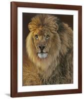 Power and Presence - African Lion-Joni Johnson-godsy-Framed Art Print