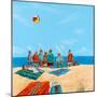 Power Beach-Michael Paraskevas-Mounted Premium Giclee Print