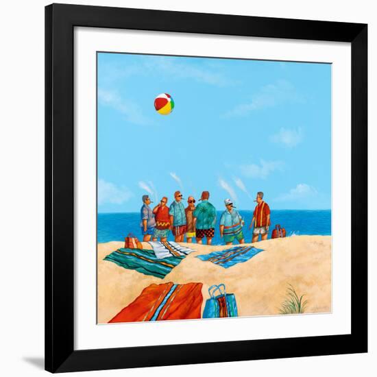 Power Beach-Michael Paraskevas-Framed Art Print