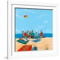 Power Beach-Michael Paraskevas-Framed Art Print