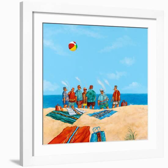 Power Beach-Michael Paraskevas-Framed Art Print