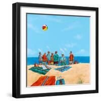 Power Beach-Michael Paraskevas-Framed Art Print