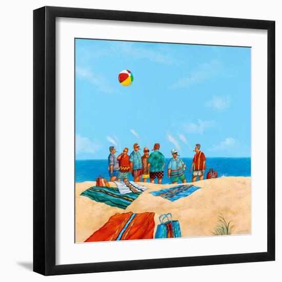 Power Beach-Michael Paraskevas-Framed Art Print