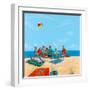 Power Beach-Michael Paraskevas-Framed Art Print