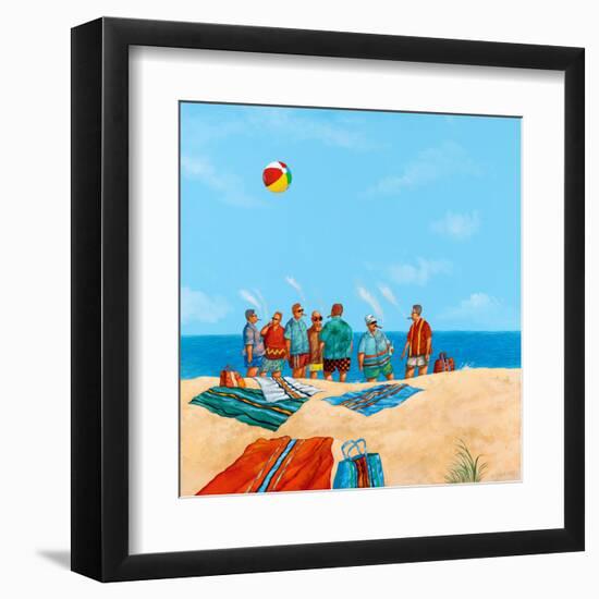 Power Beach-Michael Paraskevas-Framed Art Print