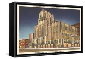 Power Company Building, Syracuse-null-Framed Stretched Canvas