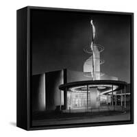 Power Distribution Building at the 1939 World's Fair-null-Framed Stretched Canvas