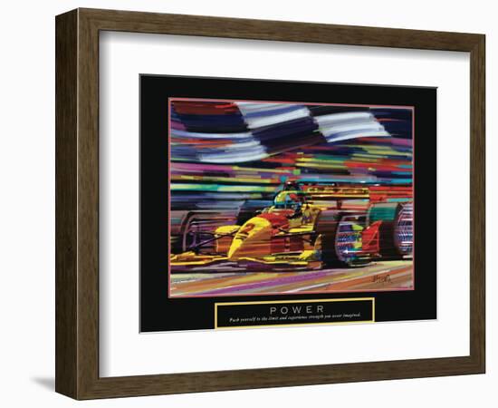 Power - Formula One-Bill Hall-Framed Art Print