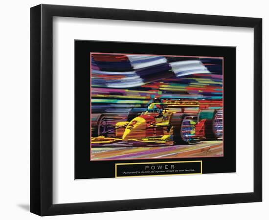 Power - Formula One-Bill Hall-Framed Art Print