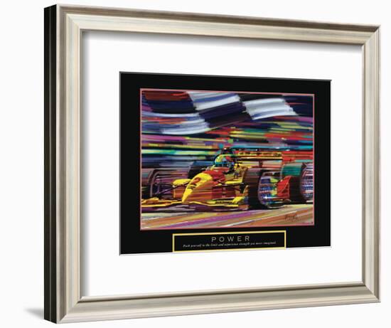 Power - Formula One-Bill Hall-Framed Art Print