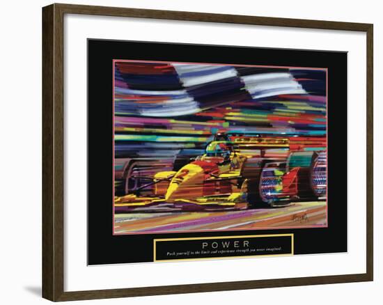 Power - Formula One-Bill Hall-Framed Art Print