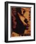 Power Kiss-Abstract Graffiti-Framed Giclee Print