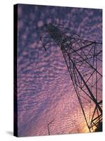 Power Line Tower-Mitch Diamond-Stretched Canvas