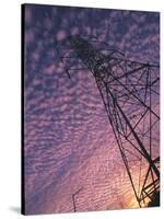 Power Line Tower-Mitch Diamond-Stretched Canvas