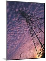Power Line Tower-Mitch Diamond-Mounted Photographic Print