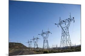 Power Lines, Ground Coulee Dam, Washington-Paul Souders-Mounted Premium Photographic Print