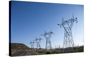 Power Lines, Ground Coulee Dam, Washington-Paul Souders-Stretched Canvas