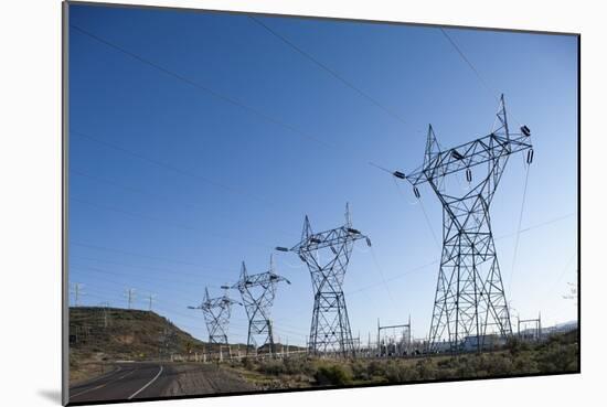 Power Lines, Ground Coulee Dam, Washington-Paul Souders-Mounted Photographic Print