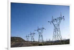 Power Lines, Ground Coulee Dam, Washington-Paul Souders-Framed Photographic Print