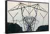 Power Lines, Mount Storm, West Virginia-Paul Souders-Framed Stretched Canvas