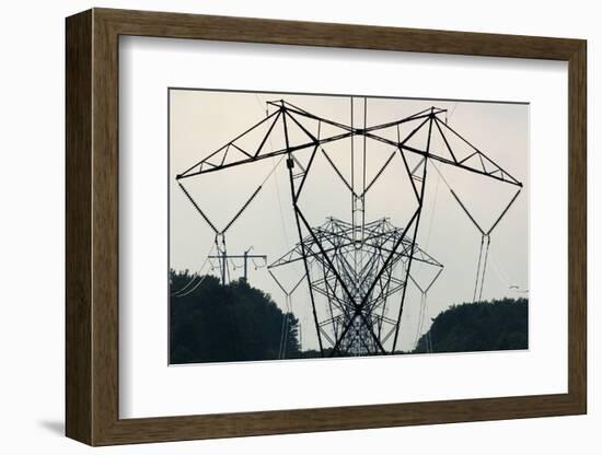 Power Lines, Mount Storm, West Virginia-Paul Souders-Framed Photographic Print