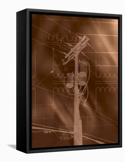 Power Lines-null-Framed Stretched Canvas