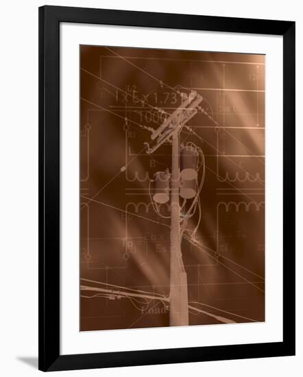 Power Lines-null-Framed Photographic Print