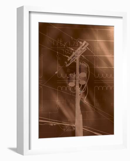 Power Lines-null-Framed Photographic Print