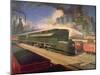 Power' Locomotive, 1945-null-Mounted Giclee Print