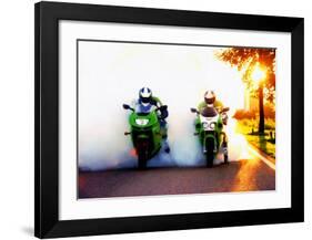 Power: Motorcycles-null-Framed Art Print