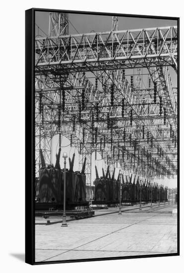 Power Plant at Conowingo Dam-Philip Gendreau-Framed Stretched Canvas