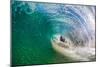 Power Play-Wave breaking off a beach, Na Pali Coast, Kauai, Hawaii, USA-Mark A Johnson-Mounted Photographic Print